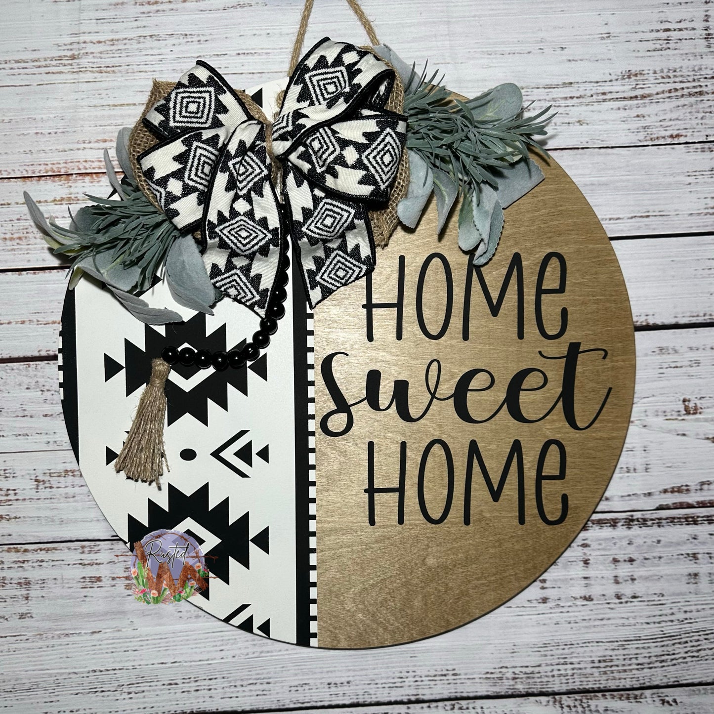 Home Sweet Home w/ side aztec
