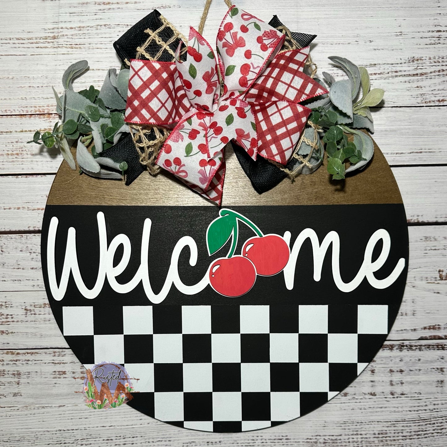 Welcome w/ cherries