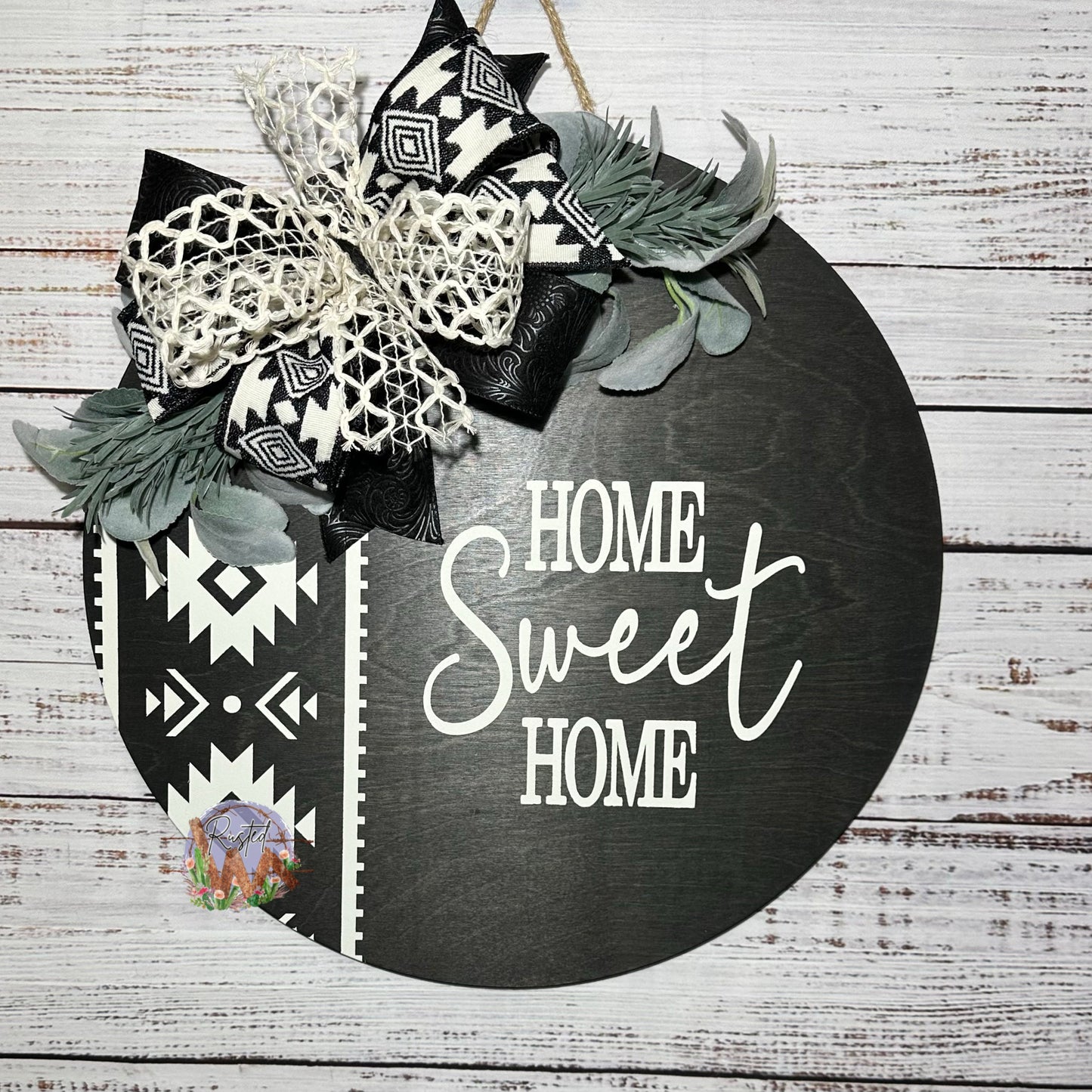 Home Sweet Home w/ side aztec