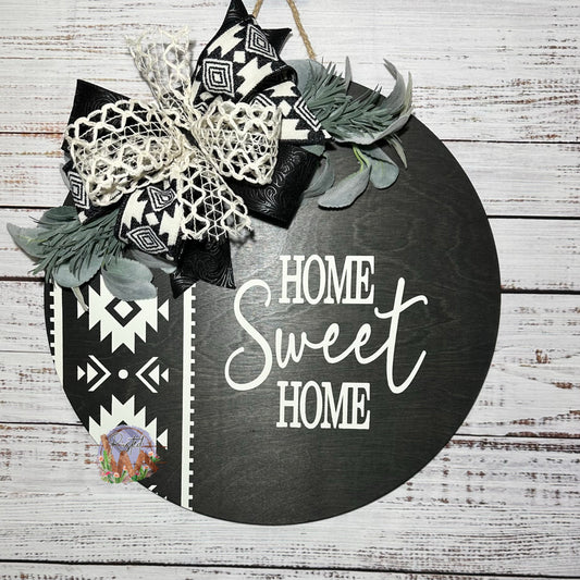 Home Sweet Home w/ side aztec