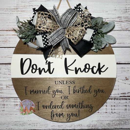 Don't Knock