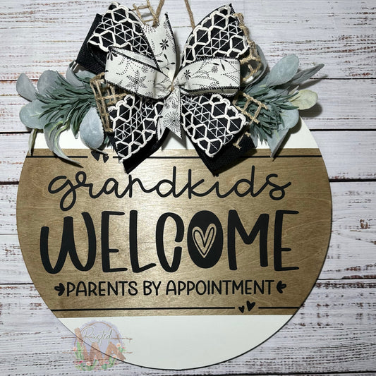 Grandkids welcome